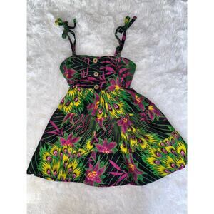 Elisamama Toddler Girl Sz. 2 Floral Print Spaghetti Strap Sundress. Exc. Cond
